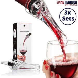 Wine Aerator Pourer (3x Bundle)